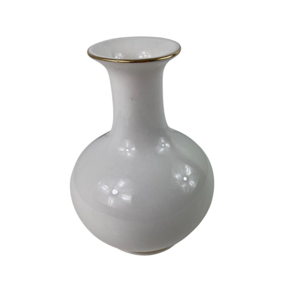 Yamaji Japan 6" Porcelain Vase Bird w/Cherry Blossoms - Picture 5 of 12
